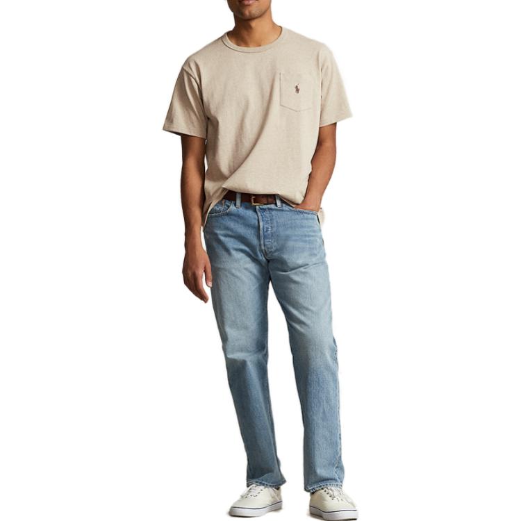Polo Ralph Lauren Футболка мужская khaki — фото 4