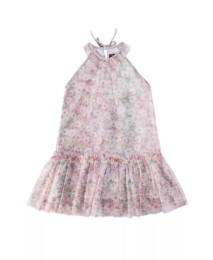 

Новое тканое платье для маленьких девочек Nina Daisy Imoga Collection, мультиколор