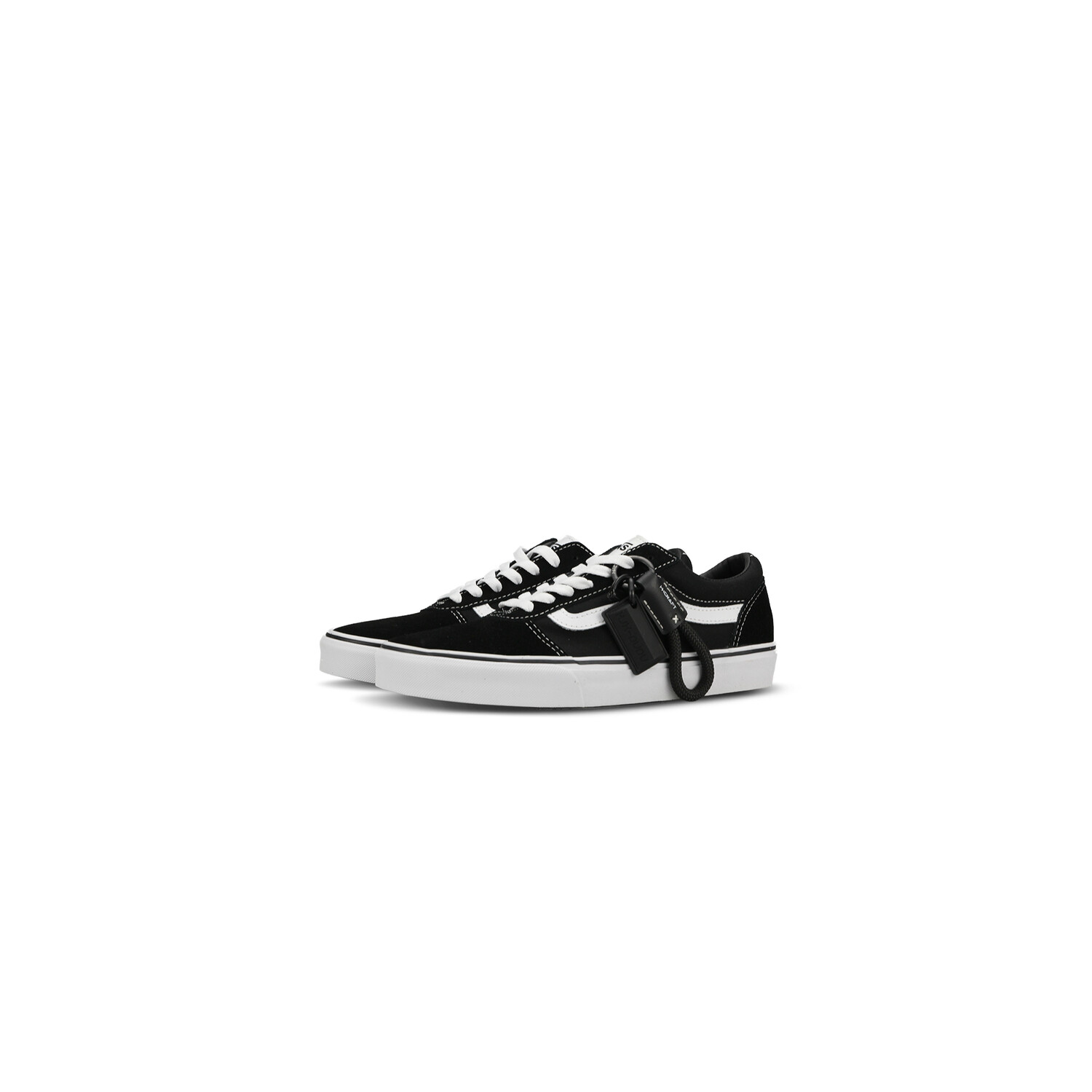 

Кроссовки Vans Ward Skateboarding Shoes Unisex Low-top White/black, черный/белый