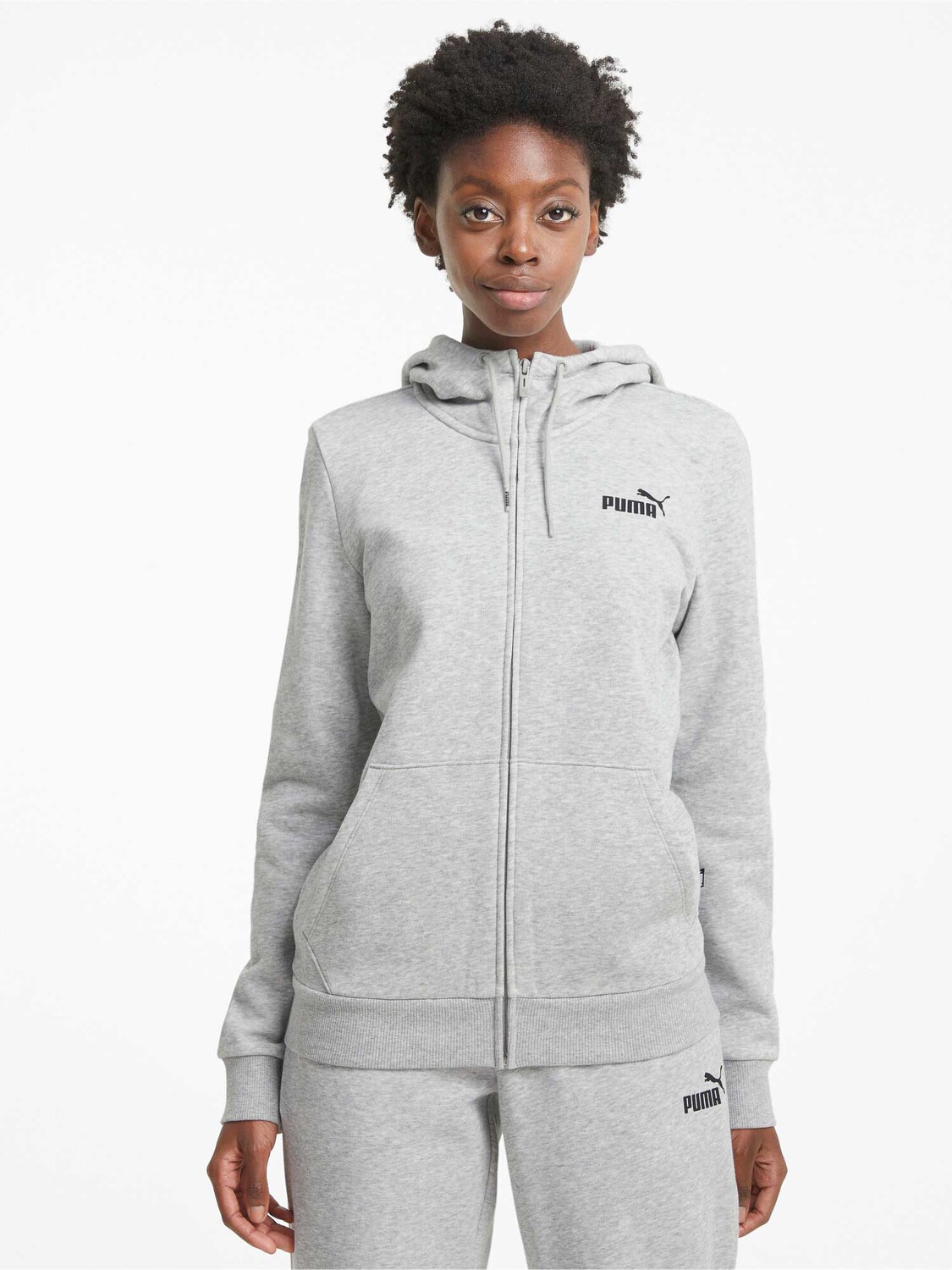 

Толстовка Puma ESS Small Logo FL, серый