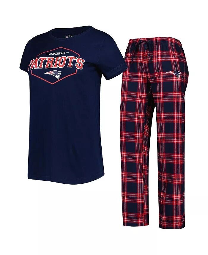 

Женский комплект New England Patriots Concepts Sport для сна, синий/красный