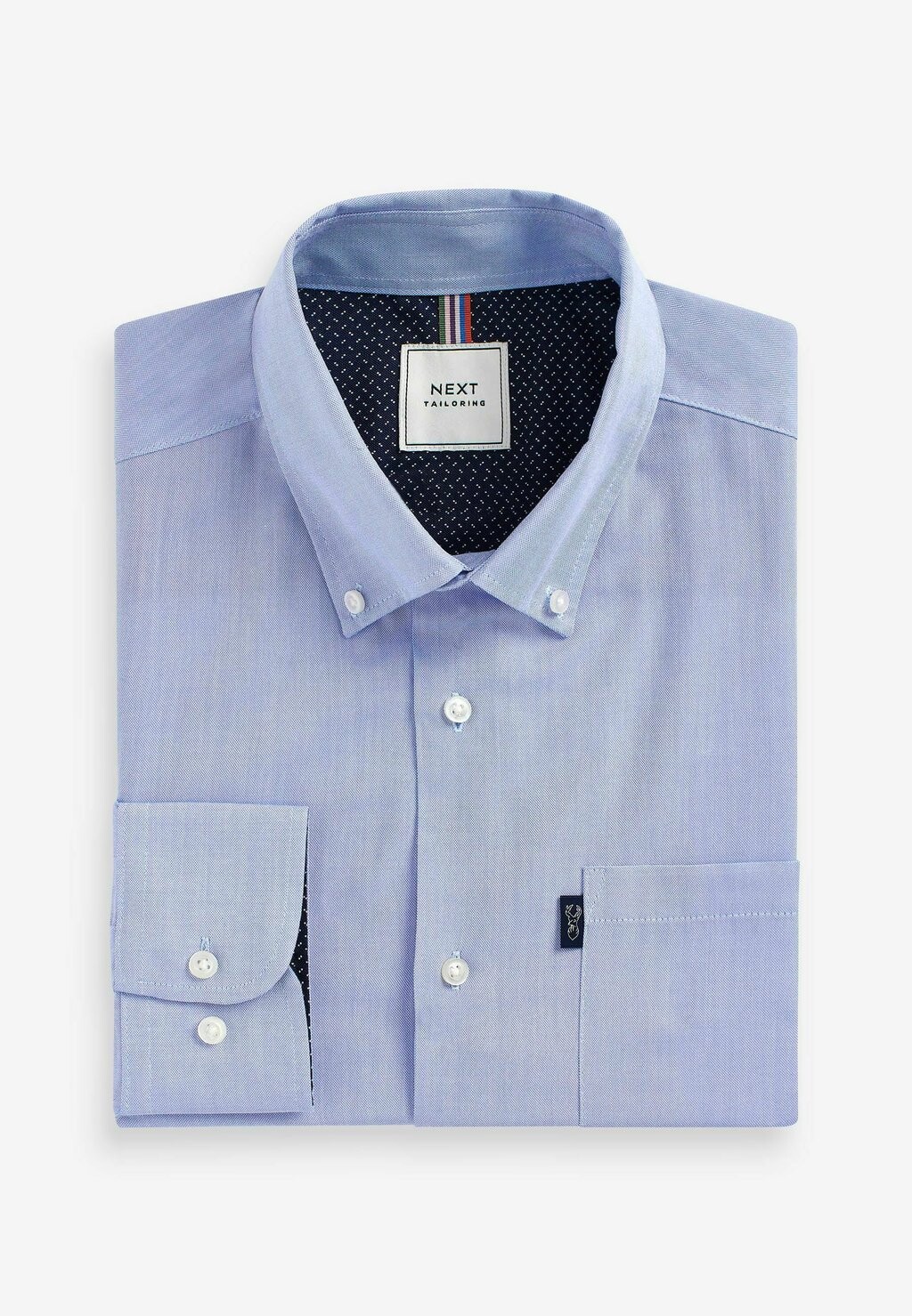 

REGULAR FIT Easy Iron Oxford Fit. Next, Рубашка синий