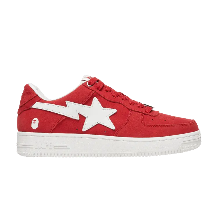 

Кроссовки BAPE Bapesta 'Suede Pack - Red', красный