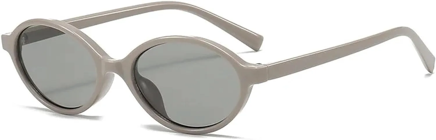 

Модные маленькие овальные солнцезащитные очки для женщин, классический винтаж, мужские солнцезащитные очки UV400, женские солнцезащитные очки MWTSYSQ, Coffee