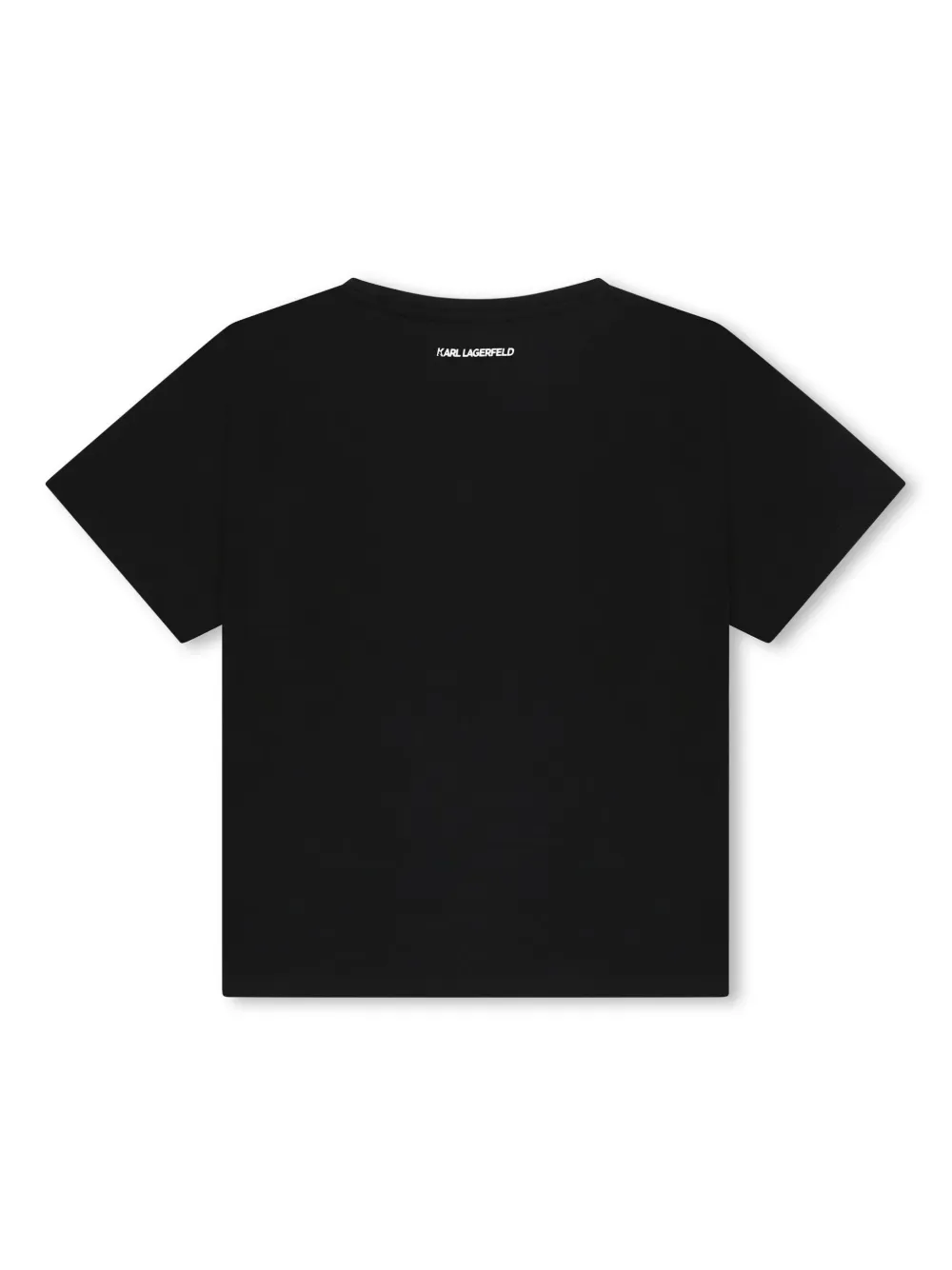 Футболка Signature KARL LAGERFELD KIDS, черный — фото 2