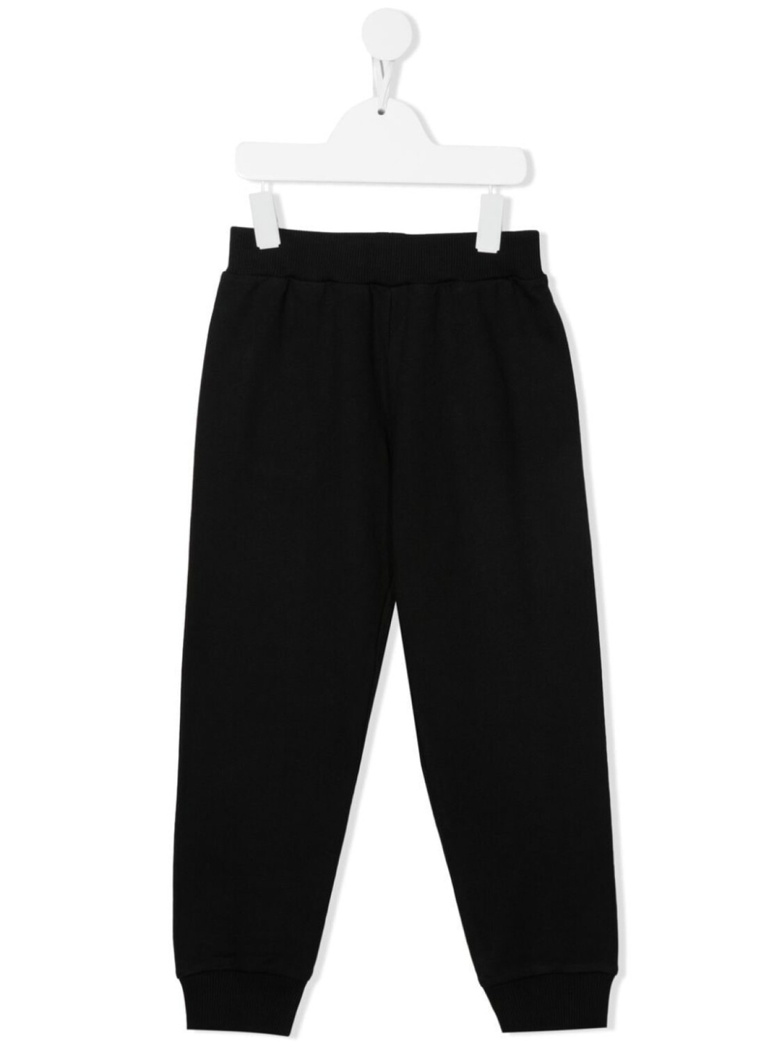 

Versace Kids спортивные брюки с вышивкой Medusa, черный