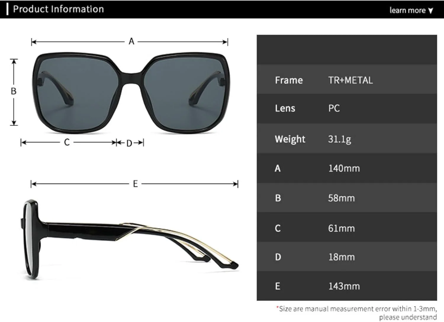 

Роскошные солнцезащитные очки большого размера для женщин и мужчин, винтажные панк-очки, массивная оправа с заклепками, элегантные очки TKKTLLT, Leopard Tea