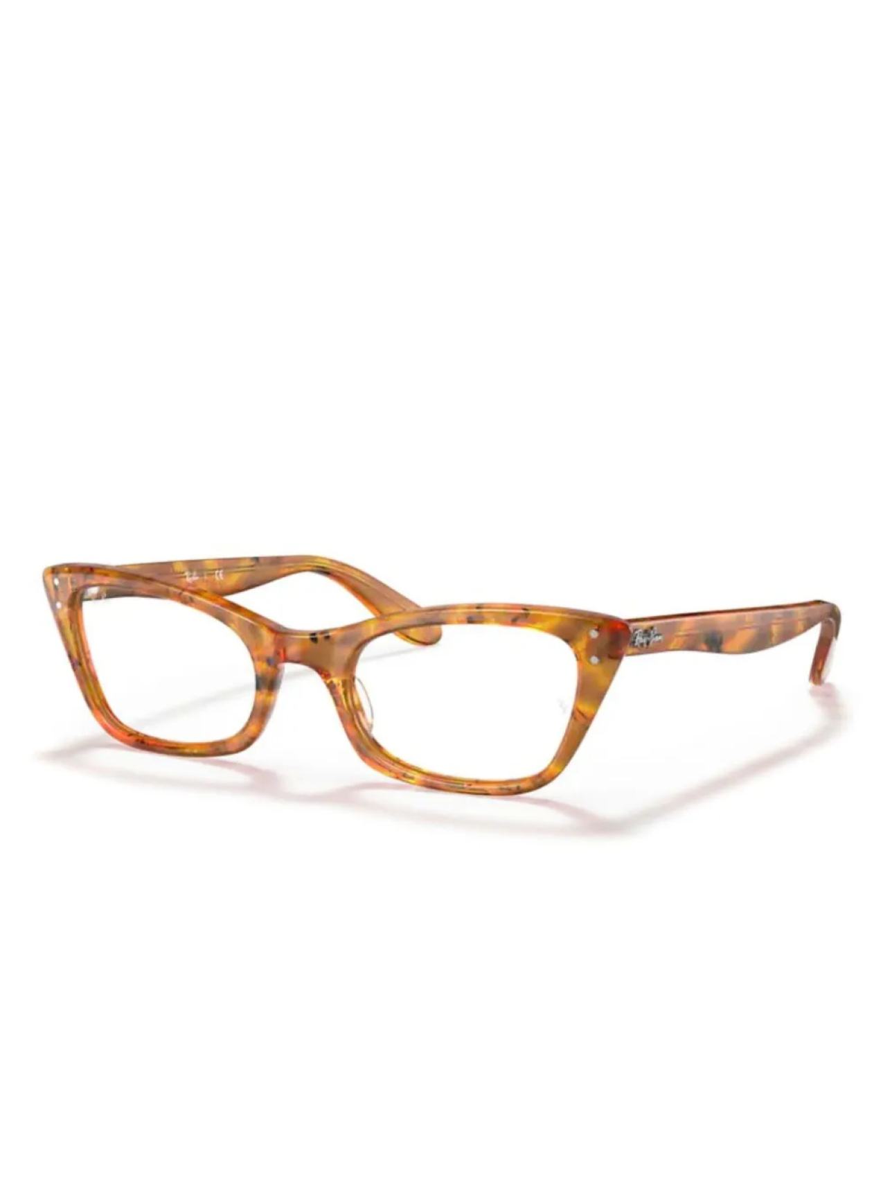 

Очки Ray-Ban в геометрической оправе, коричневый