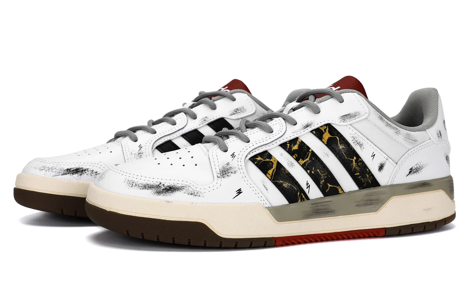 Кроссовки скейтбординговые Adidas Neo Entrap Black — фото 4