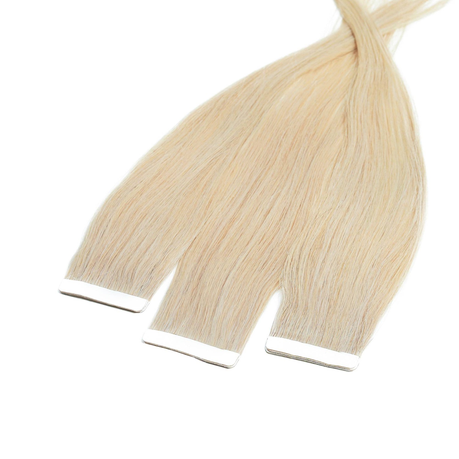 

Накладные волосы tape extensions echthaar #10/1 hell-lichtblond asch Hair2Heart, количество 10 шт.