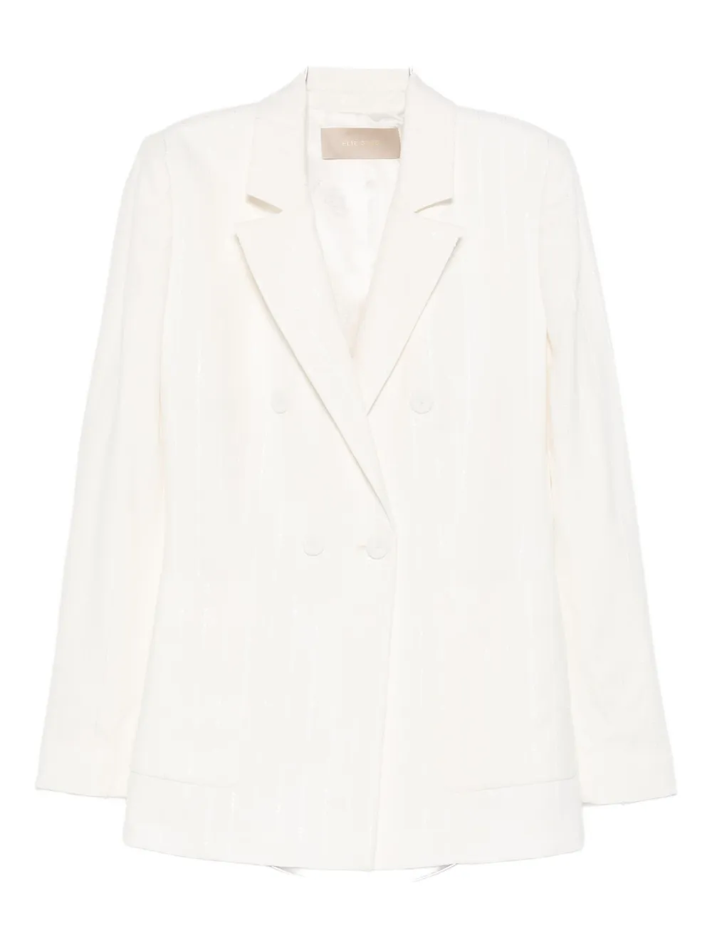 

Двубортный пиджак Elie Saab, бежевый