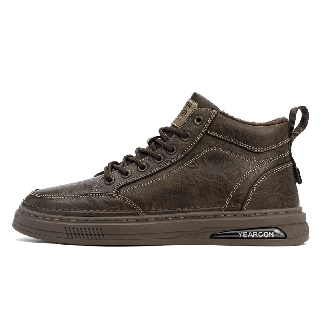 

Кроссовки для скейтбординга средней высоты для мужчин YEARCON, Chestnut Brown