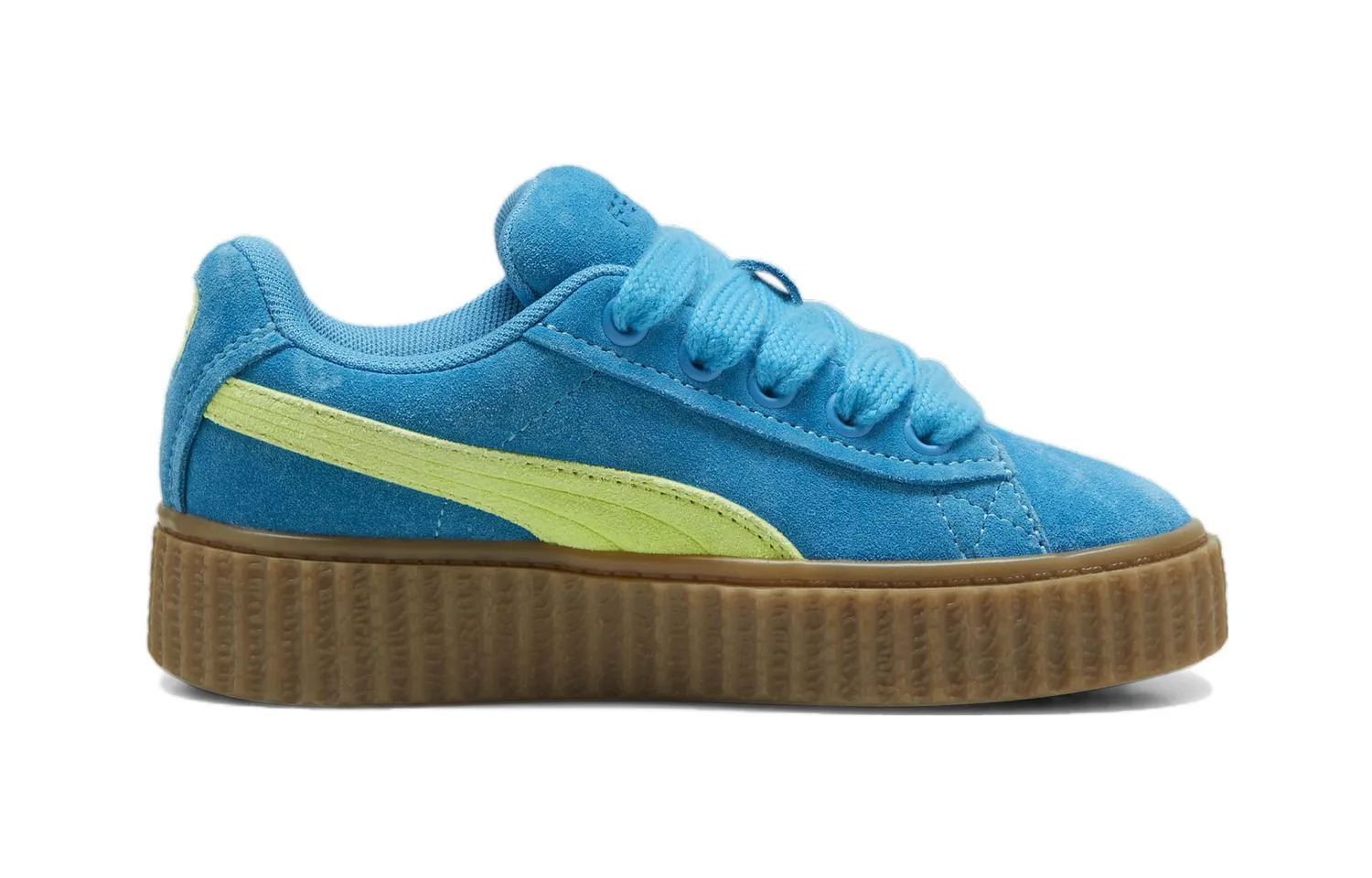 PUMA Fenty Creeper Phatty детские кроссовки 'Speed Blue Lime' — фото 3