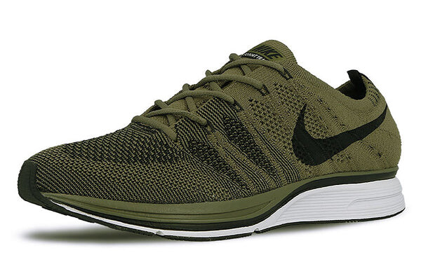Кроссовки flyknit trainer 2017 Nike, зеленый — фото 3