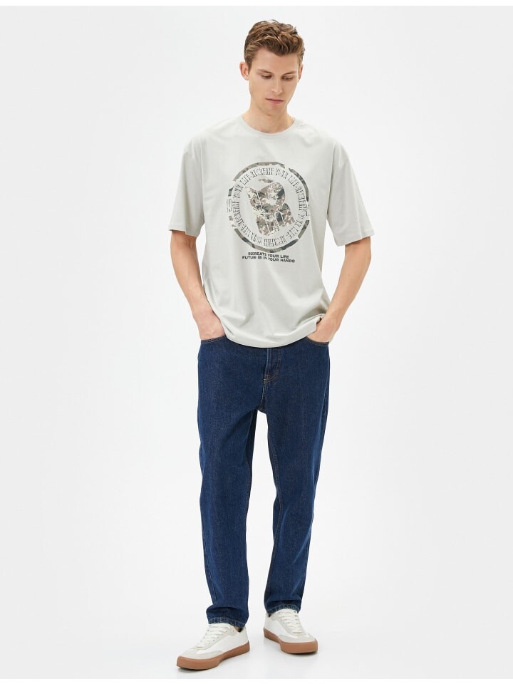 

Футболка KOTON T shirt, серый
