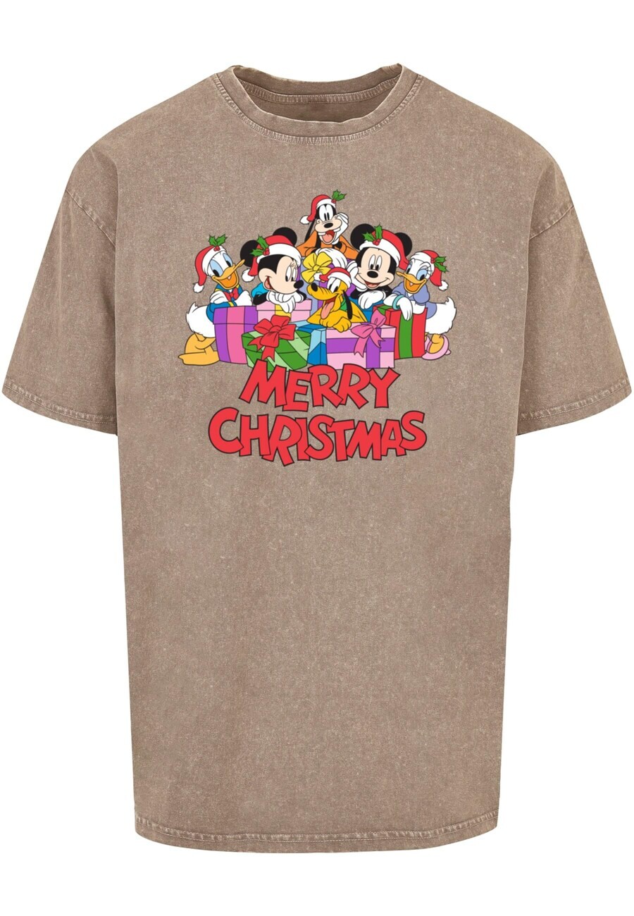 

Классическая футболка ABSOLUTE CULT Shirt Mickey Mouse And Friends - Christmas, цвет chamois