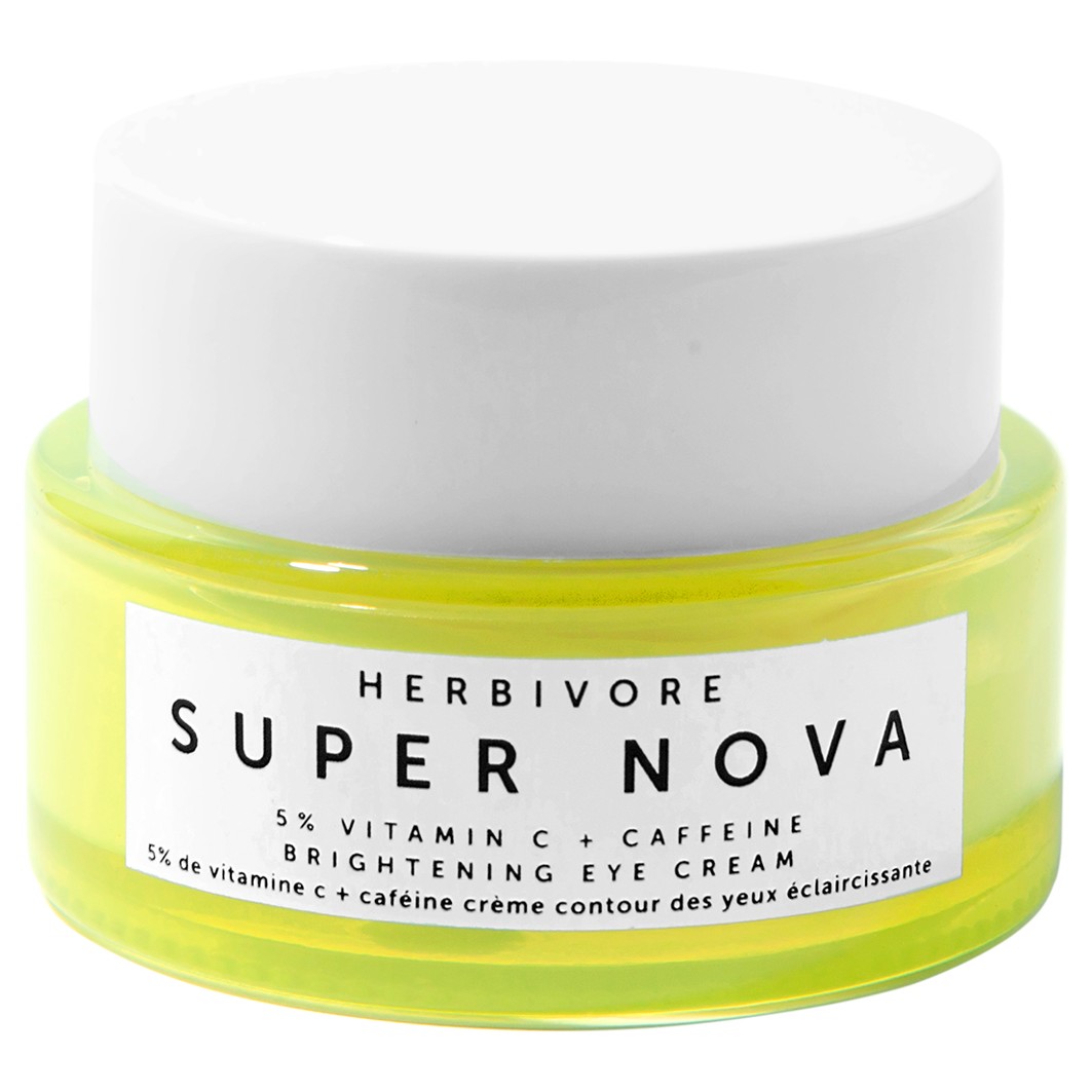 

Крем для лица super nova 5% vitamin c + caffeine brightening eye cream Herbivore, объем 15 мл