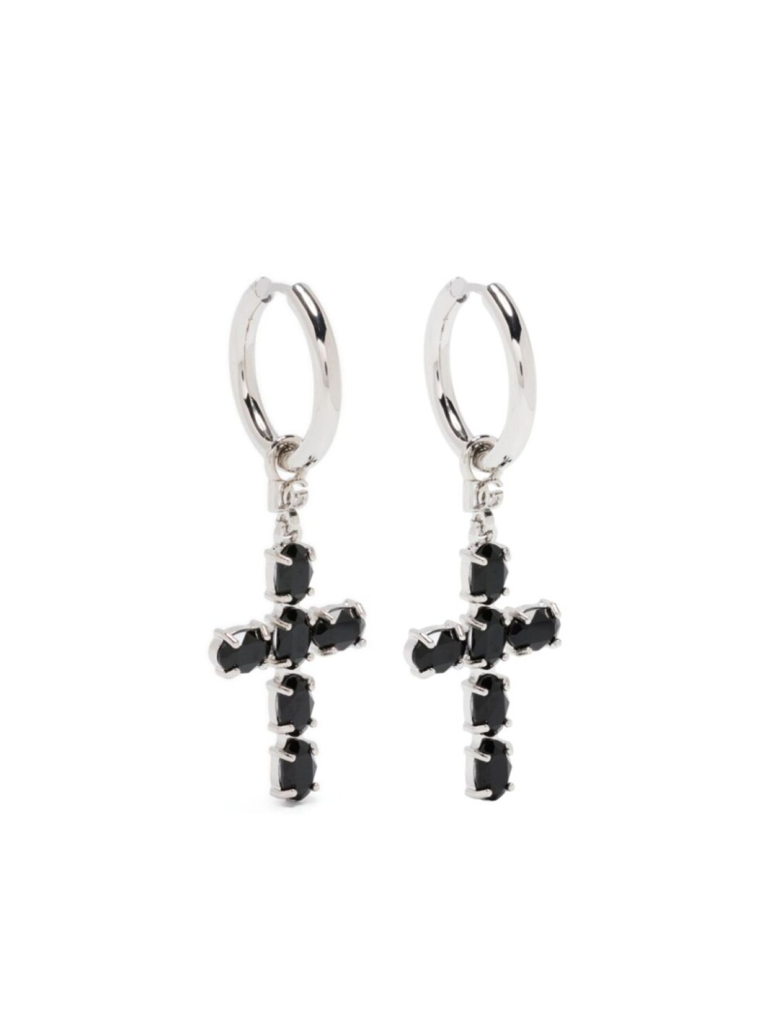 

Dolce & Gabbana серьги-кольца с подвесками, серебряный