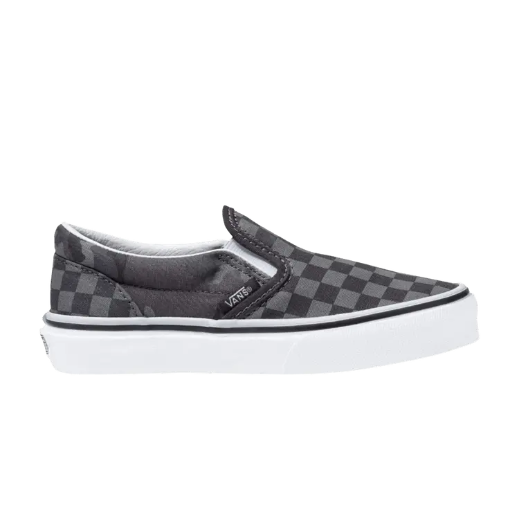 

Кроссовки Vans Classic Slip-On Kids 'Tonal Checkerboard - Obsidian Camo', серый