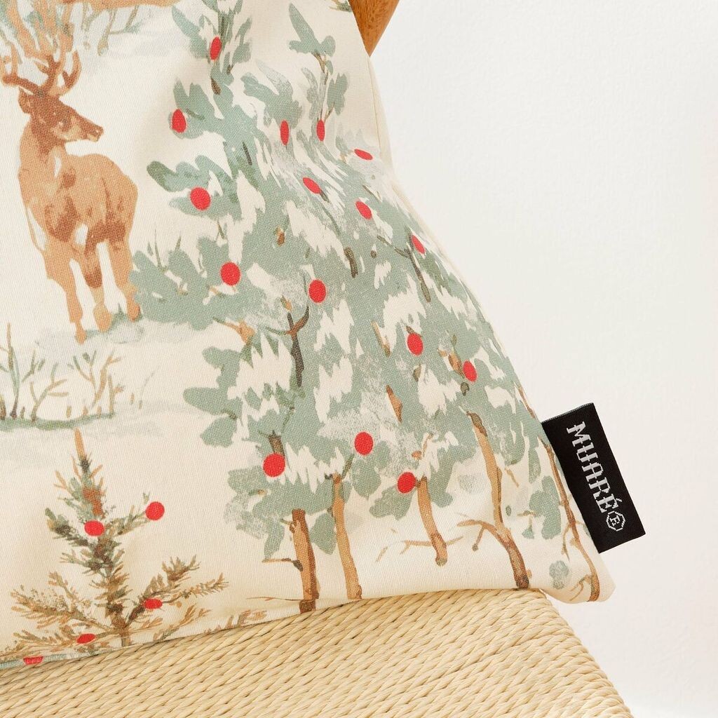 

Чехол на подушку Muaré Christmas Deer 50 x 50 см MUARE, мультиколор
