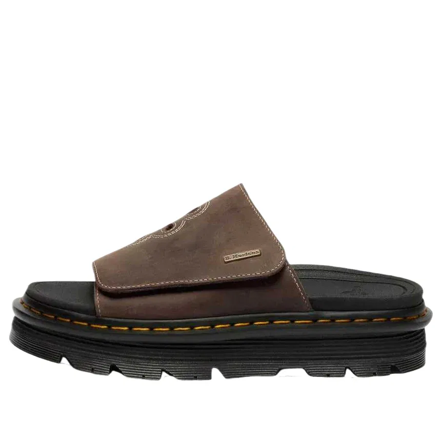 Сандалии Dr. Martens Zebzag Flower, темно-коричневые