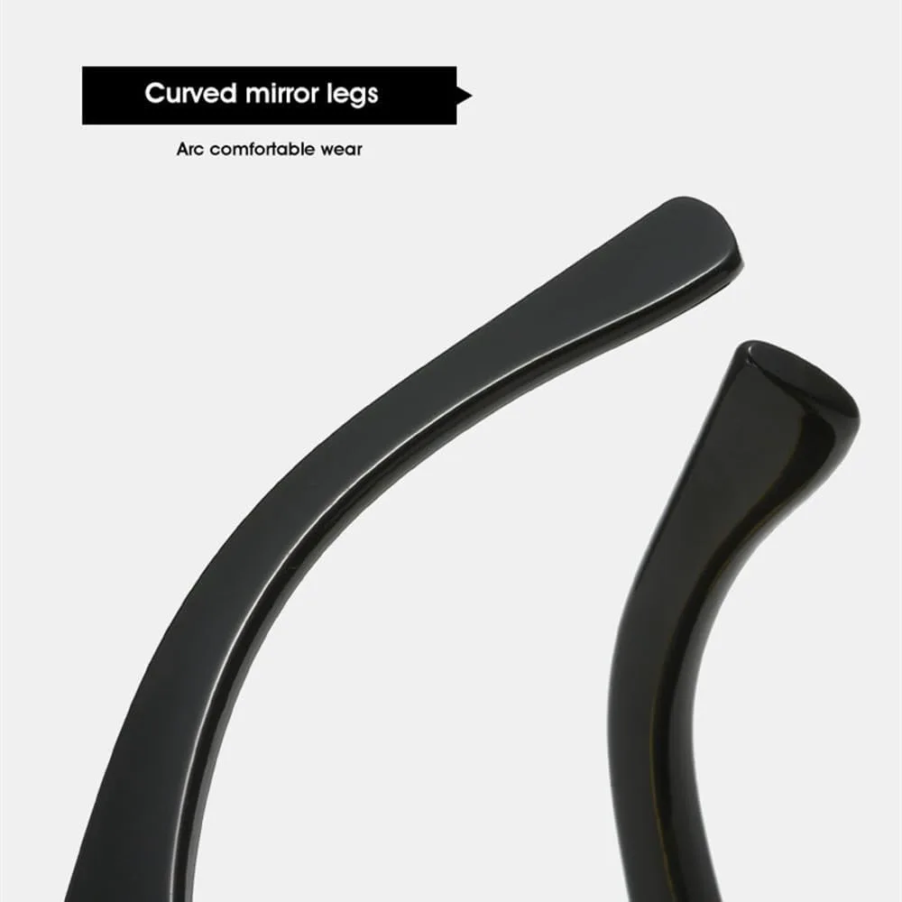 

Модные солнцезащитные очки без оправы класса люкс для женщин и мужчин, с золотыми шарнирами и линзами, модные очки с защитой от УФ-излучения UV400 TYUVIVO, C3