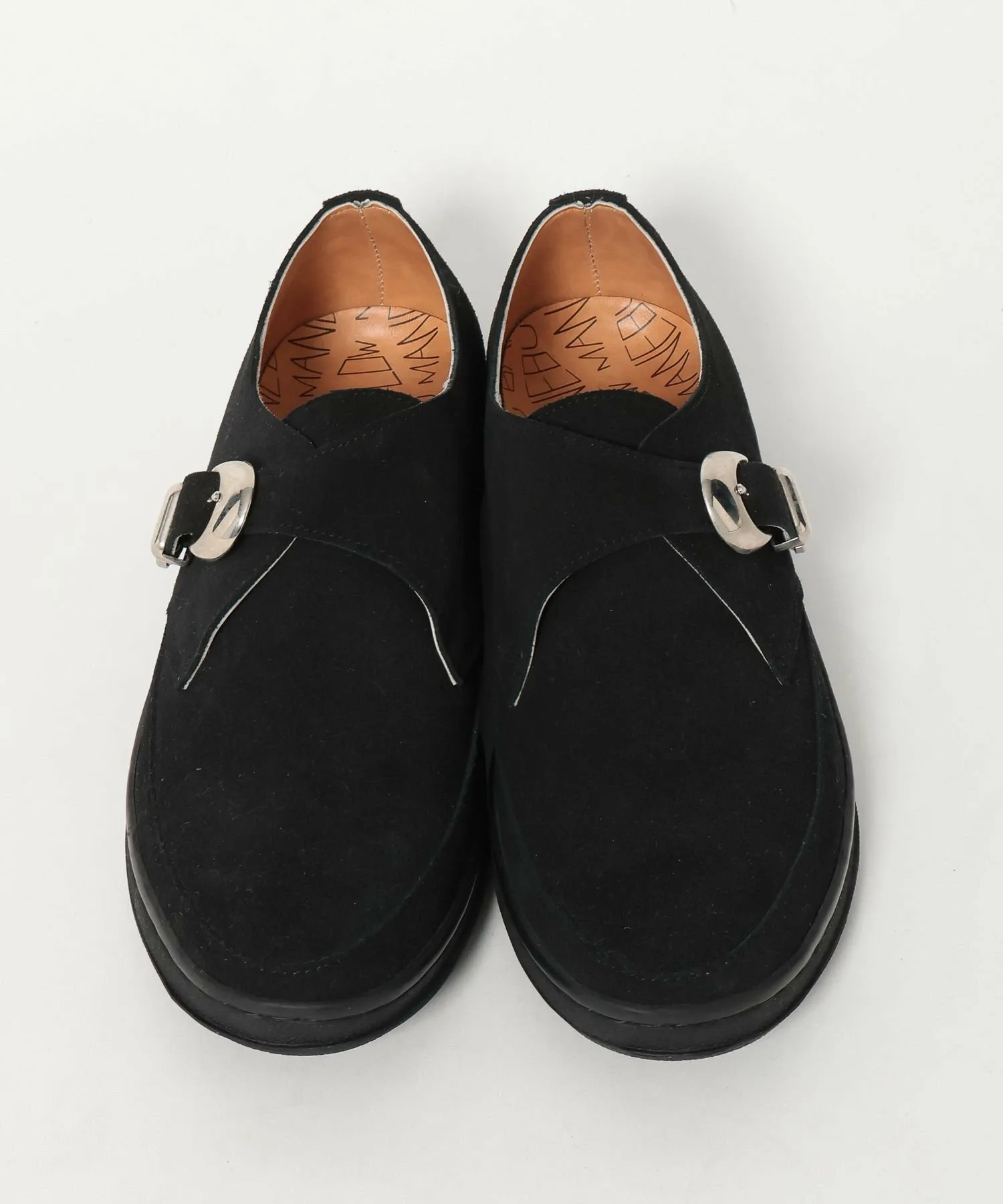 Замшевые туфли-монки Bayflow, Black 19 (Suede) — фото 4