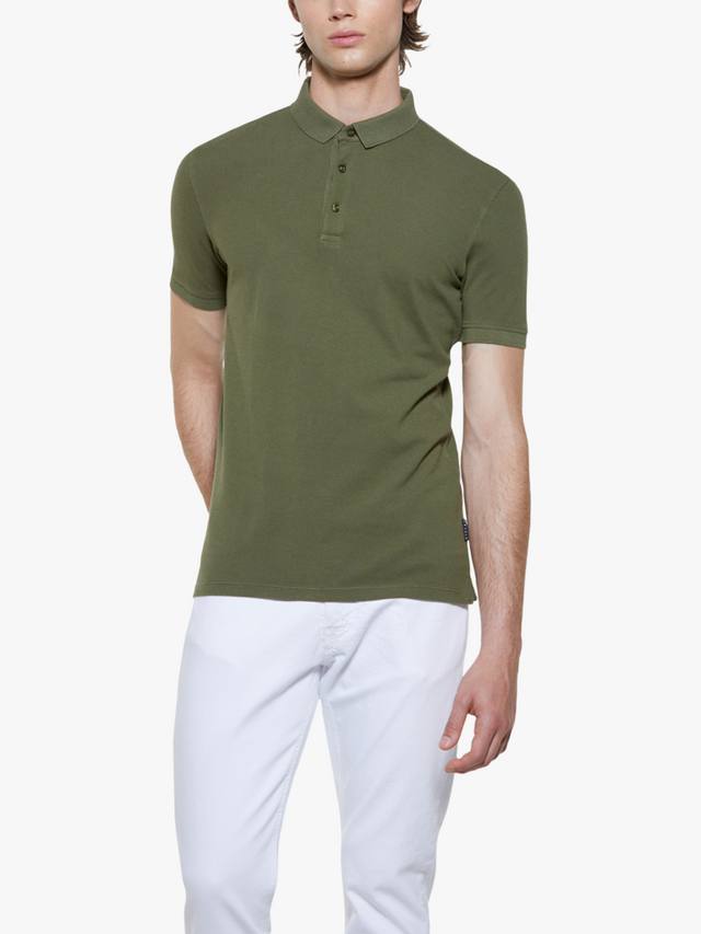 

Хлопковая пике поло SISLEY, Green