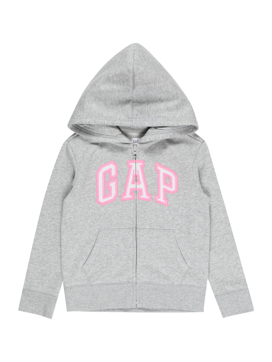 

Худи на молнии Gap, пятнистый серый