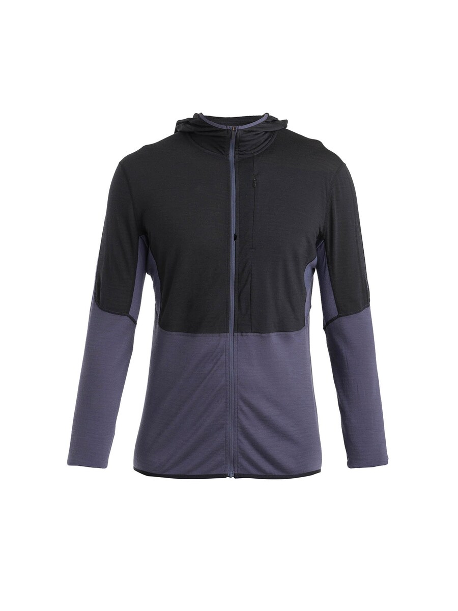 

Спортивная флисовая куртка ICEBREAKER M Mer 200 Descender, цвет Dark grey/Black