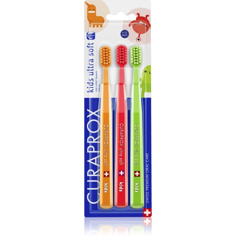 

Зубная щетка Curaprox 5500 Kids Ultra Soft для детей 3 шт.