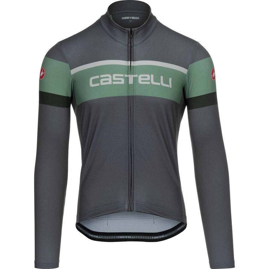 

Футболка Castelli Passista Limited Edition Full Zip Castelli, Gunmetal Gray/Green Pepper/Deep Green/Silver Moon