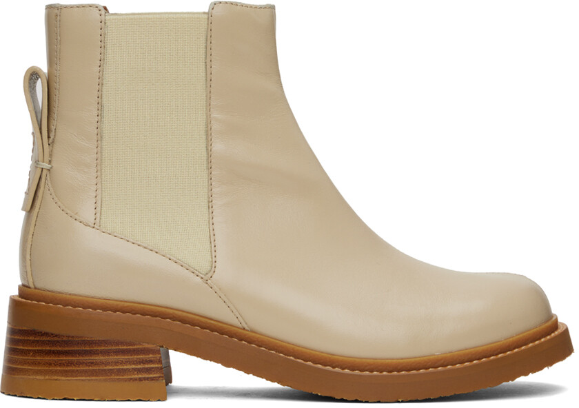 

Ботинки челси See by Chloe Off-White Mallory