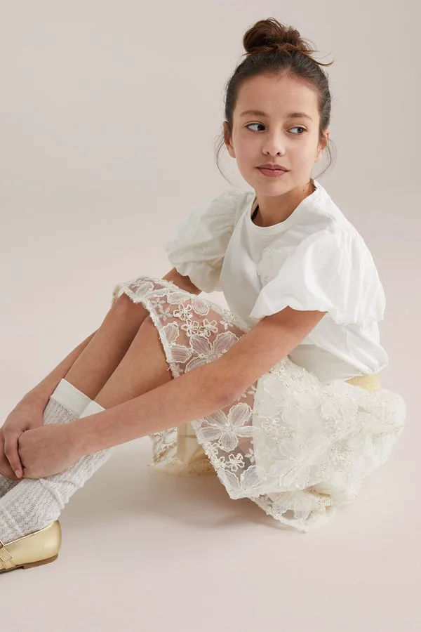 Юбка а-силуэта We Fashion, Beige — фото 3
