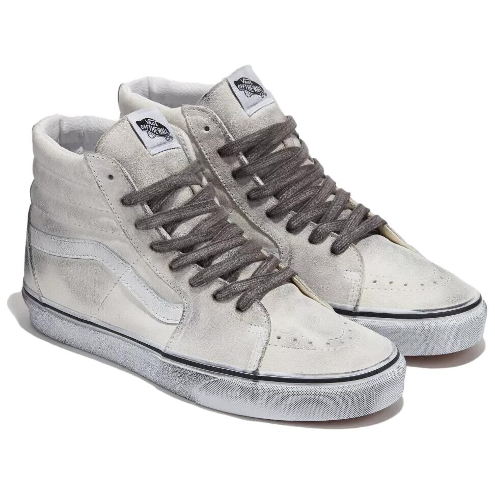 Кеды, SK8 Скейтборд обувь унисекс высокие белый Vans — фото 2