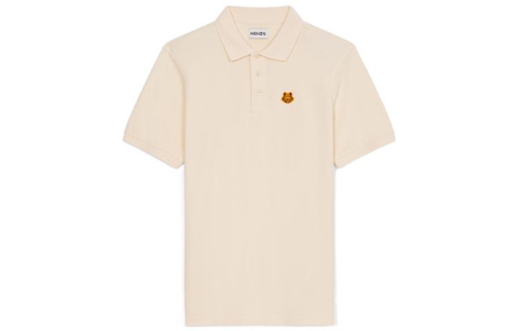 

Классическая поло с тигровой головой мужская beige KENZO, бежевый