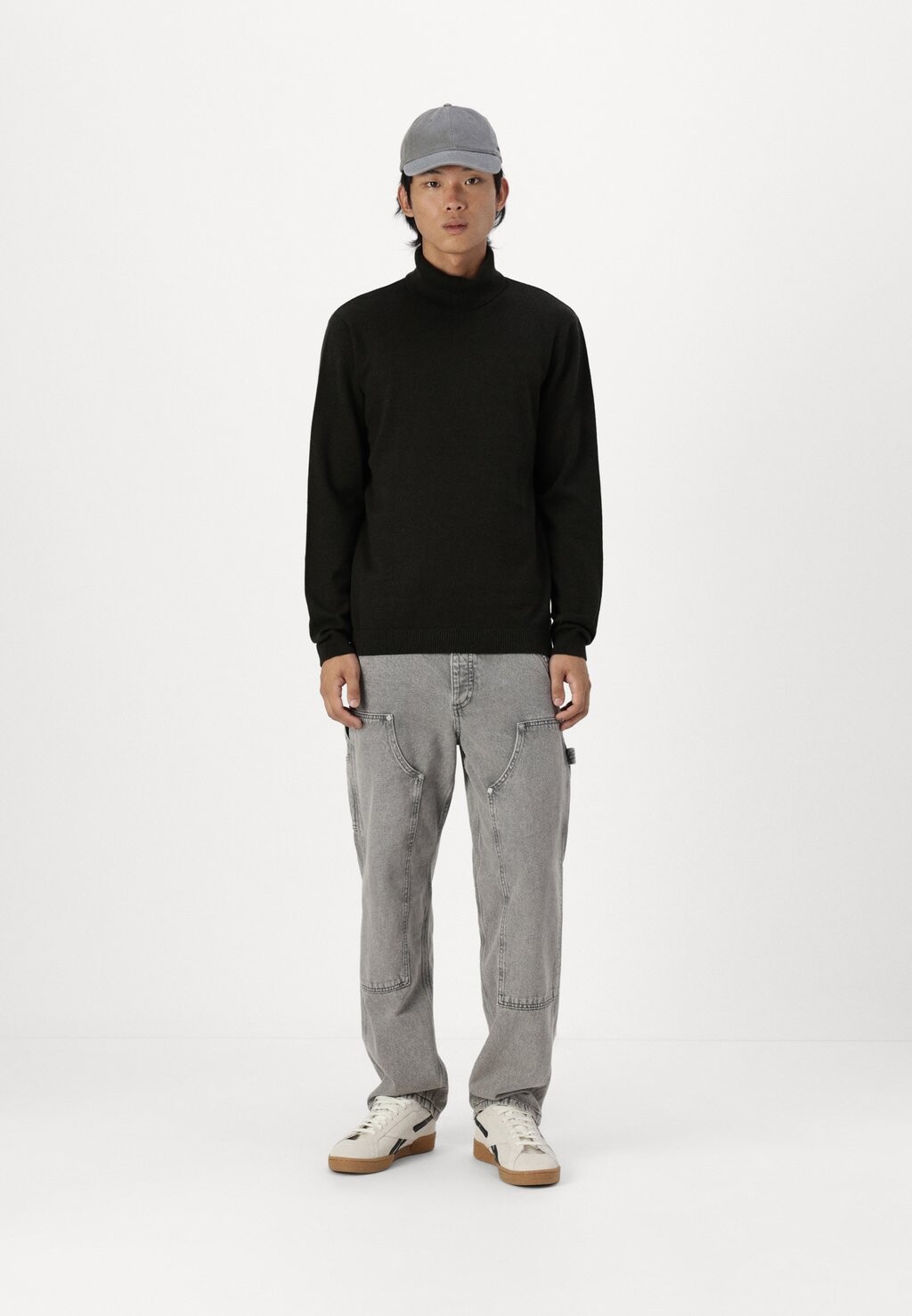 

Джемпер JJEBASIC KNIT ROLL NECK Jack & Jones, хаки