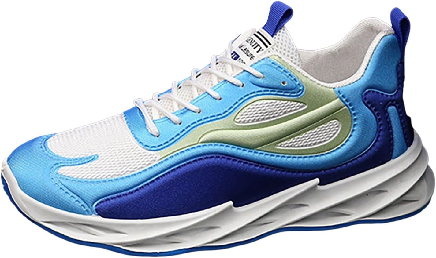 

Мужские кроссовки IWIHMIV для ходьбы, тенниса и повседневной носки, дышащие, с противоскользящей подошвой для бега на улице, синий