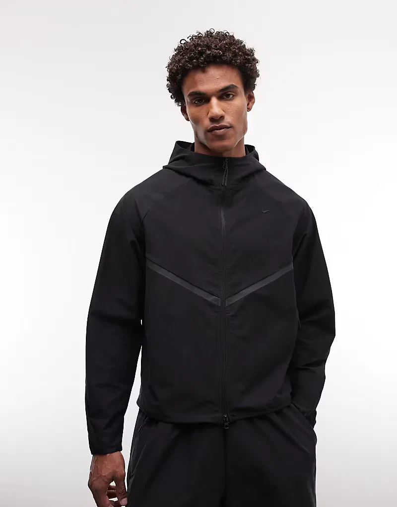 Спортивная куртка-худи Nike Tech Shori на молнии, черный