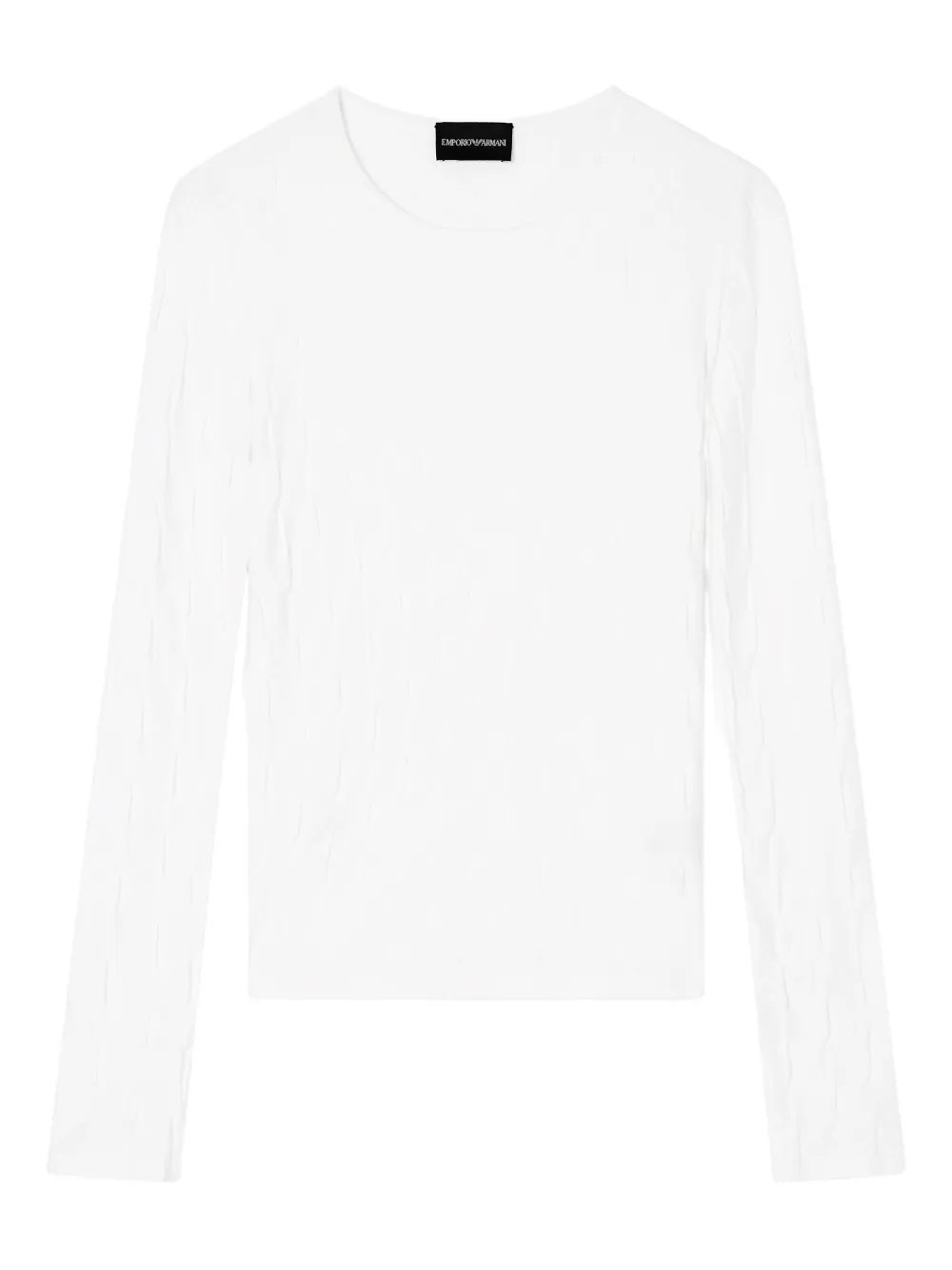 

Футболка с длинными рукавами EMPORIO ARMANI, белый