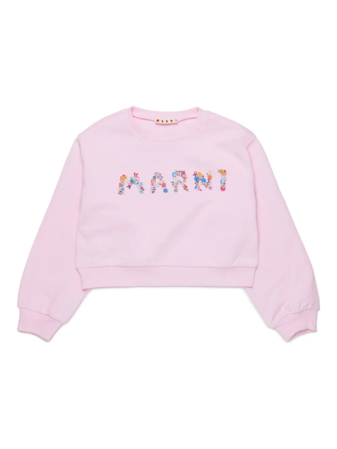 

Детская толстовка с логотипом Marni Kids, розовый