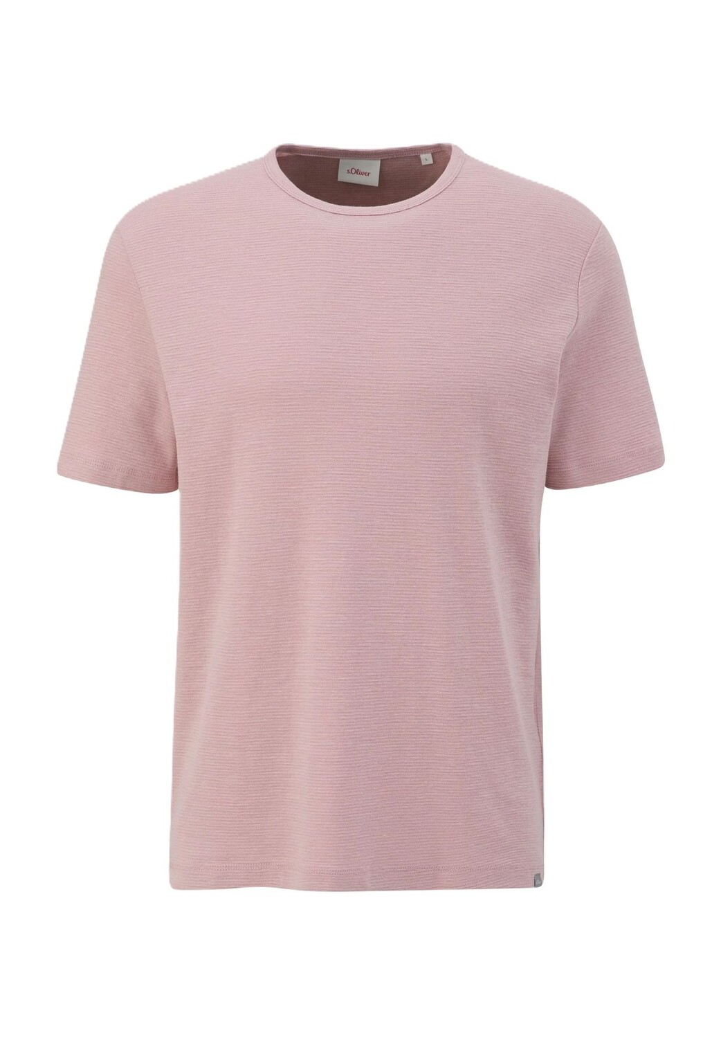 

Футболка, хлопок, мужская S.Oliver, цвет 4163 Lilac/ Pink