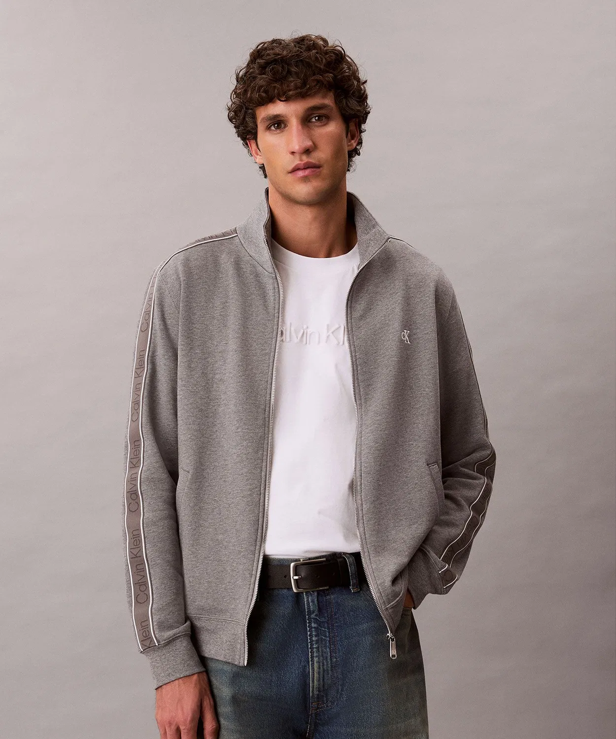 Джакет спортивный Calvin Klein Jeans унисекс серый
