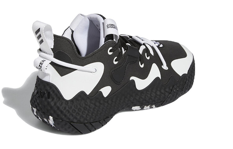 Баскетбольные кроссовки Harden Vol.6 Kids GS Low-top Black/white Adidas — фото 4