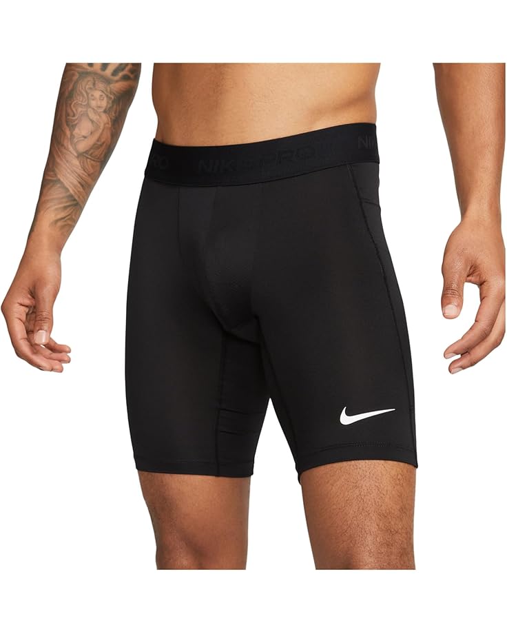 

Шорты Nike Pro Dri-FIT Long Shorts, черный/белый