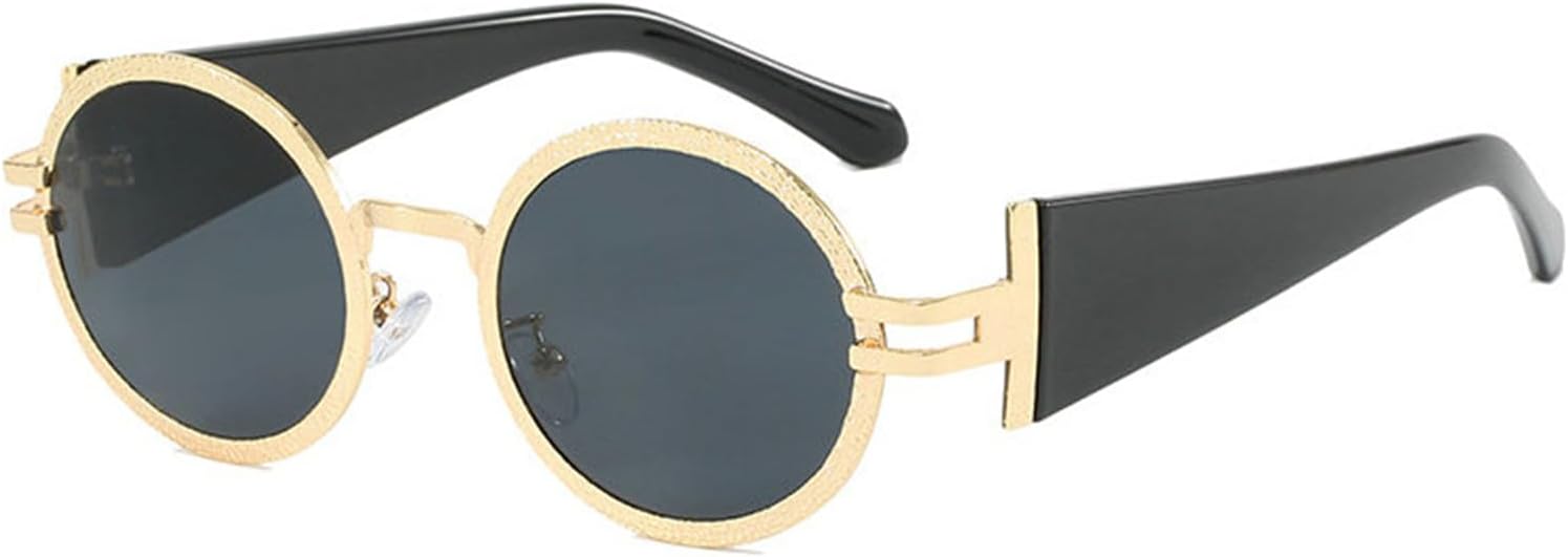 

Солнцезащитные очки Willochra в маленькой металлической оправе овальной формы для женщин, модные, роскошные, черные, с защитой от УФ-излучения UV400, зеленые, винтажные, для мужчин, C2