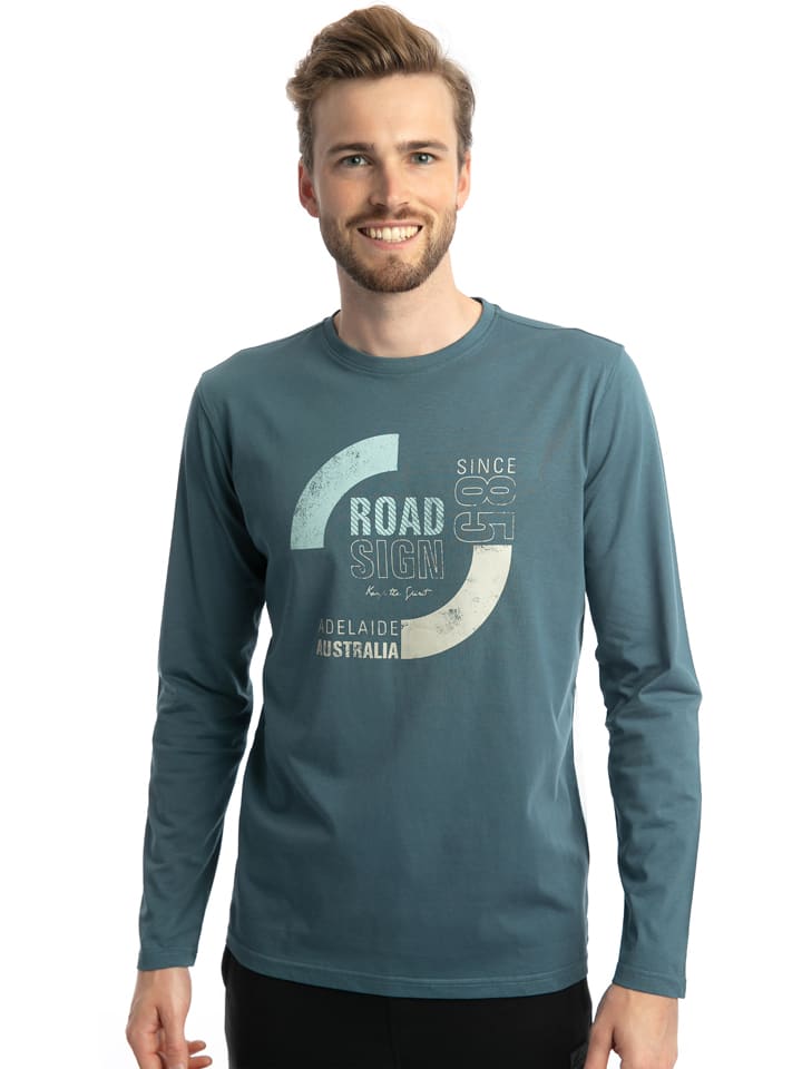 

Лонгслив Roadsign, синий