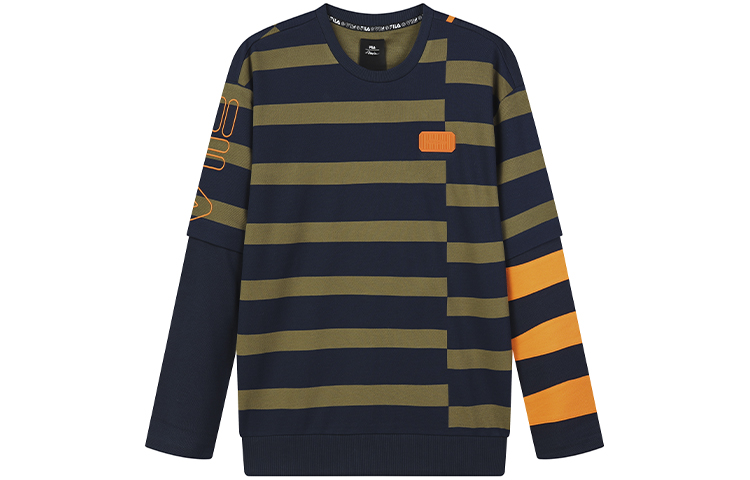 

3.1 Phillip Lim Collaboration Collection Толстовка мужская FILA, Black and Green Stripes