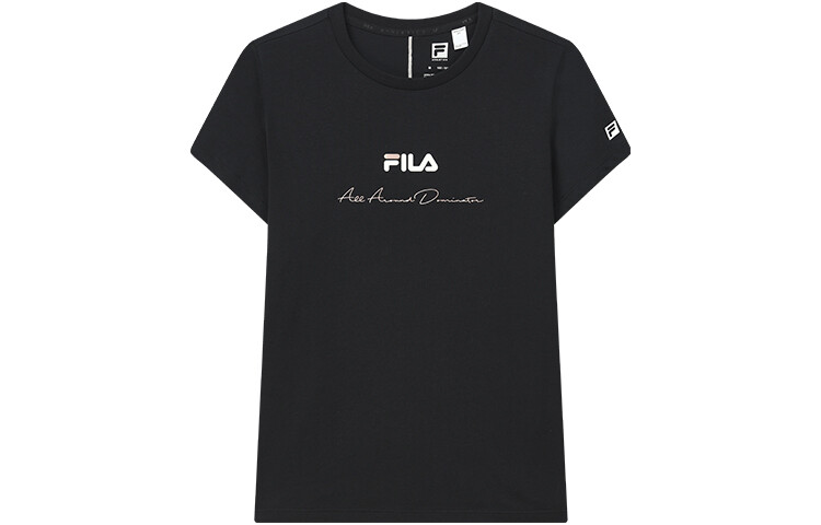 

Футболка женская легкая черная Fila