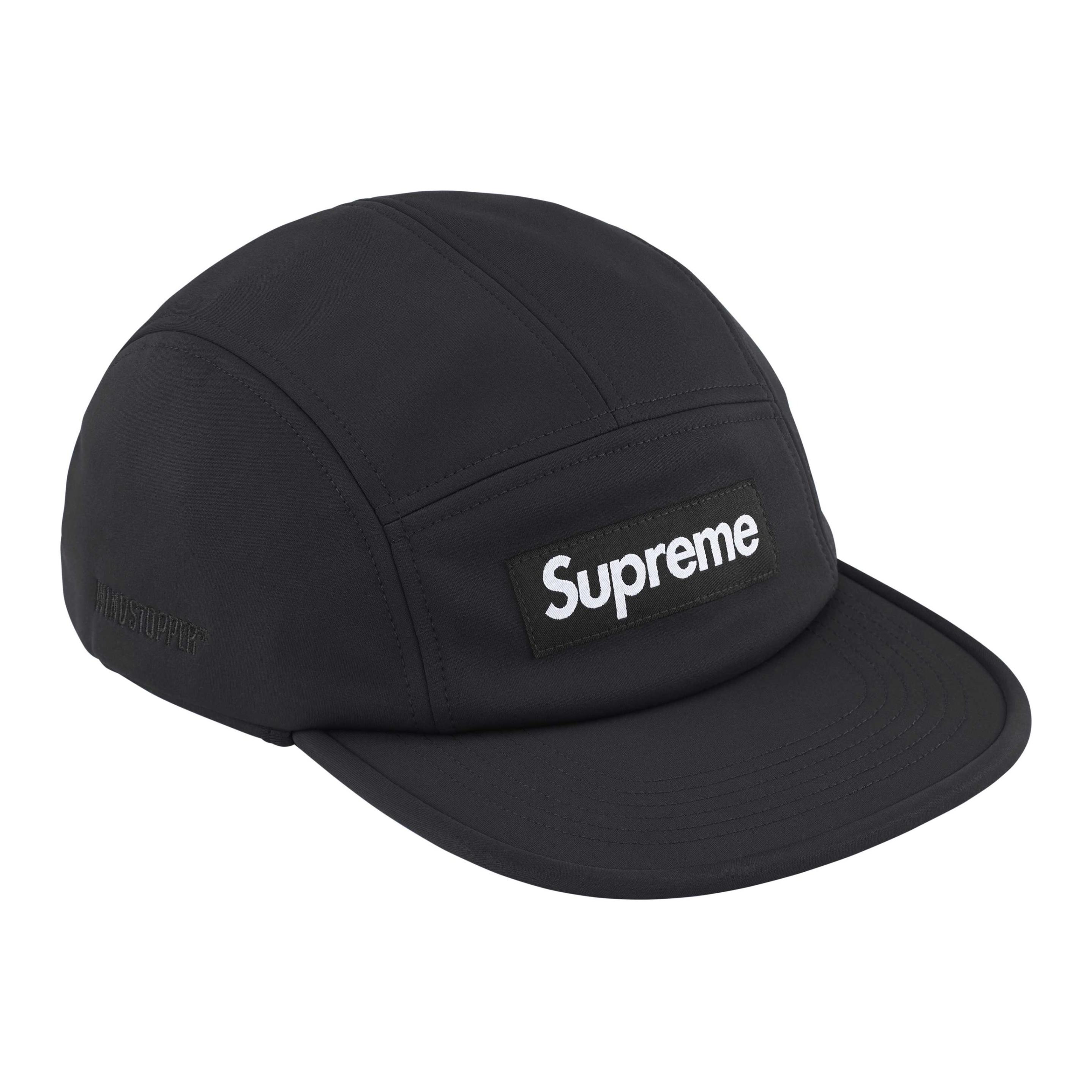 

Supreme Ветрозащитная кепка с наушниками, Black/Black